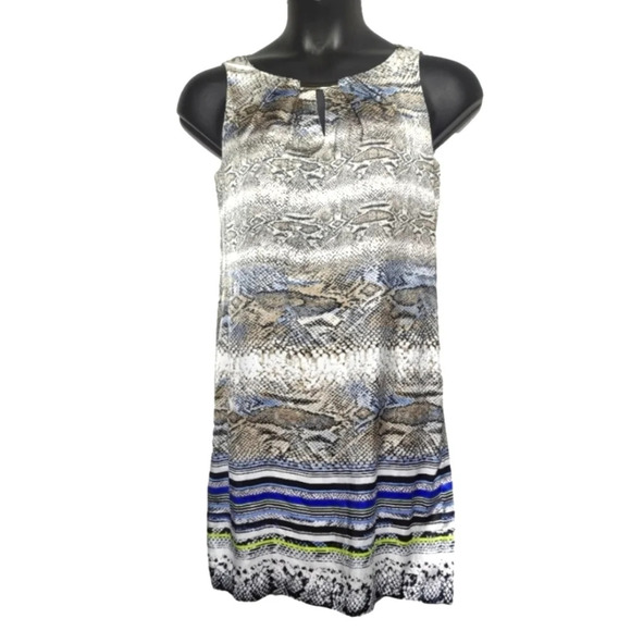 Dana Buchman Exotic Print Dress EUC ❤️ - Picture 1 of 12